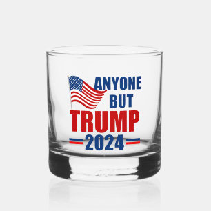 Alle außer Trump Funny 2024 Wahl Whiskyglas