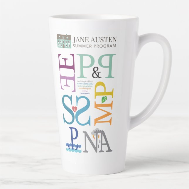 Alle Austen Novels JASP-Tasse doppelseitig Milchtasse (Rechts)