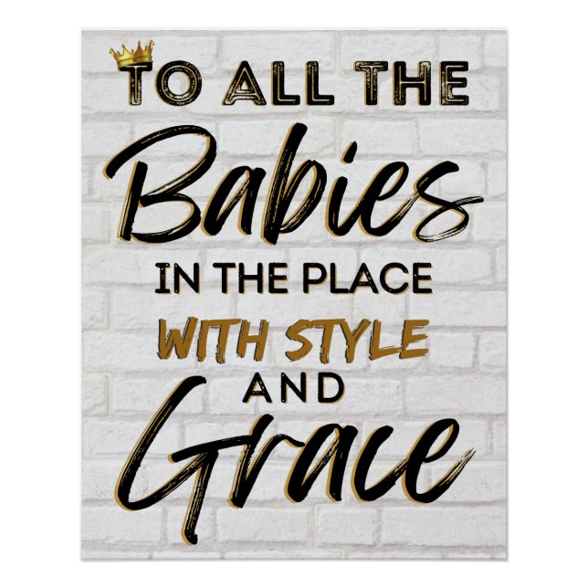 Alle Babys im Place w/ Style & Grace Party Poster (Vorderseite)