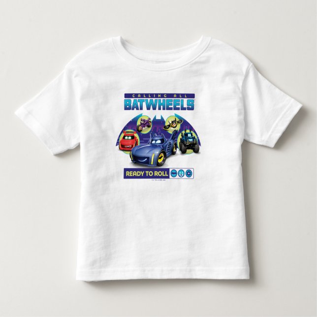 Alle Batwheels™ - Bereit zum Rollen Kleinkind T-shirt (Vorderseite)