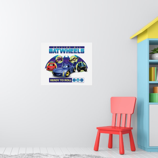Alle Batwheels™ - Bereit zum Rollen Poster (Kinderzimmer 1)