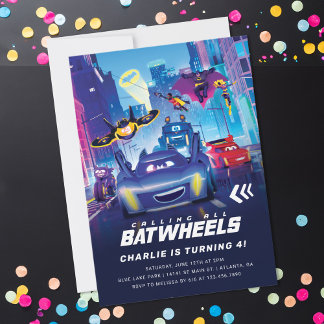 Alle Batwheels™-Kindergeburtstag Einladung