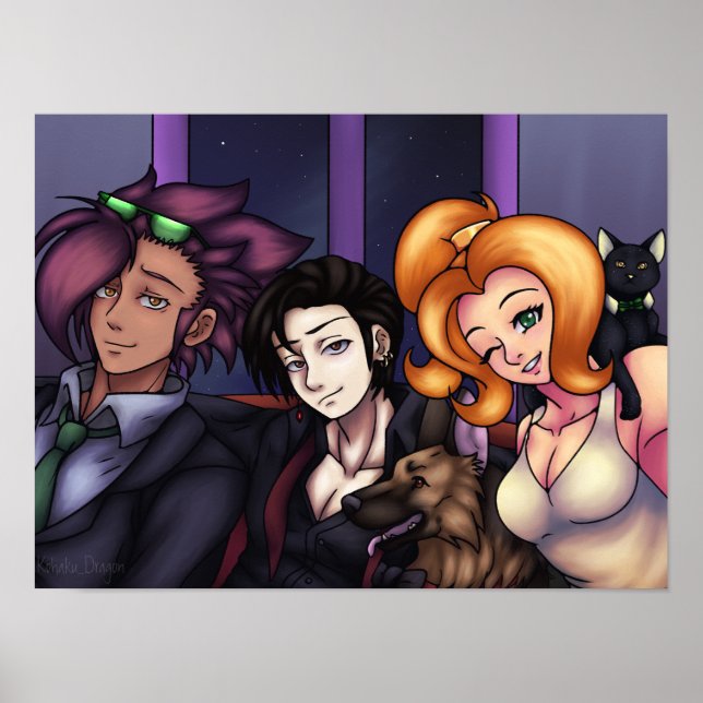 Alle bedruckt poster (Vorne)