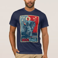 Alle begrüßen den Gott-König Obama T-shirt