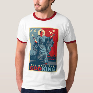 Alle begrüßen den Gott-König Obama T-shirt