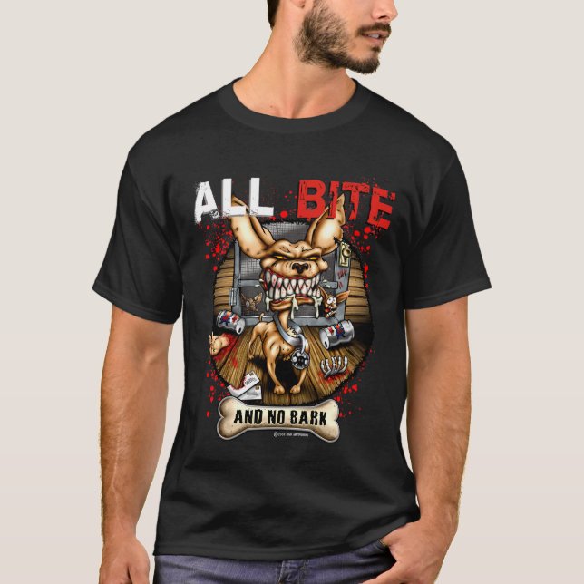 Alle beißen dunkles Shirt (Vorderseite)