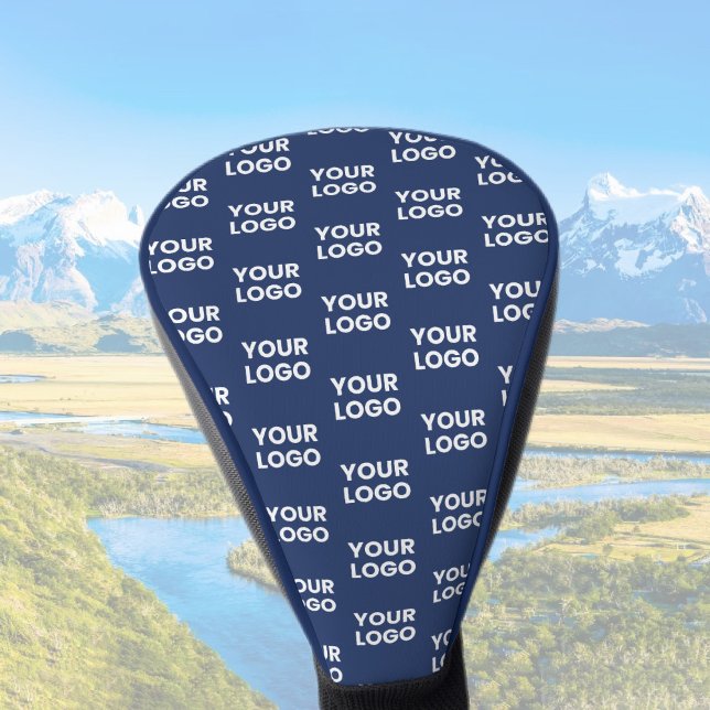Alle Bilder oder Firmenlogo bearbeitet Dunkelblau Golf Headcover (Von Creator hochgeladen)
