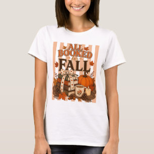Alle Bücher für den Herbst-Kürbis-Kaffee-Bücher He T-Shirt