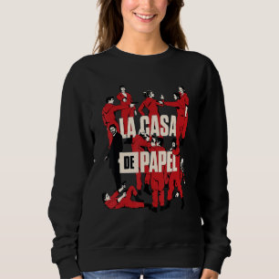 Alle Charaktere Money City Heists Poster für Männe Sweatshirt