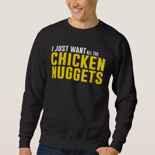 Alle Chicken Nuggets Sweatshirt (Vorderseite)