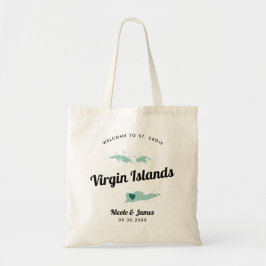 Alle Colour Jungfrau Islands Wedding Welcome Bag, Tragetasche