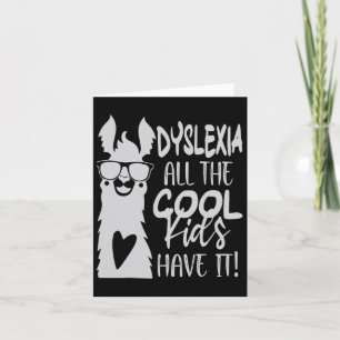 Alle coolen Kids haben es Funny Awareness Lama  Karte