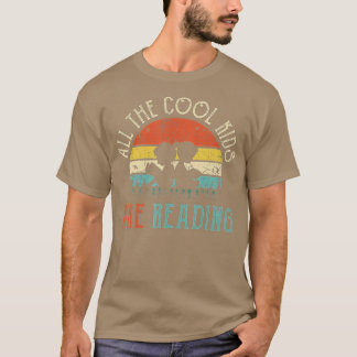 Alle Coolen Kinder lesen Buch Vintag Reto Su T-Shirt