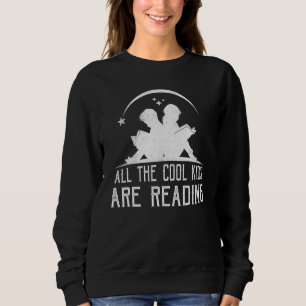 Alle Coolen Kinder lesen Bücher im Retro-Buch Sweatshirt