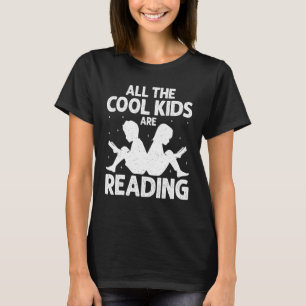 Alle Coolen Kinder lesen den Vintagen Buchleser T-Shirt