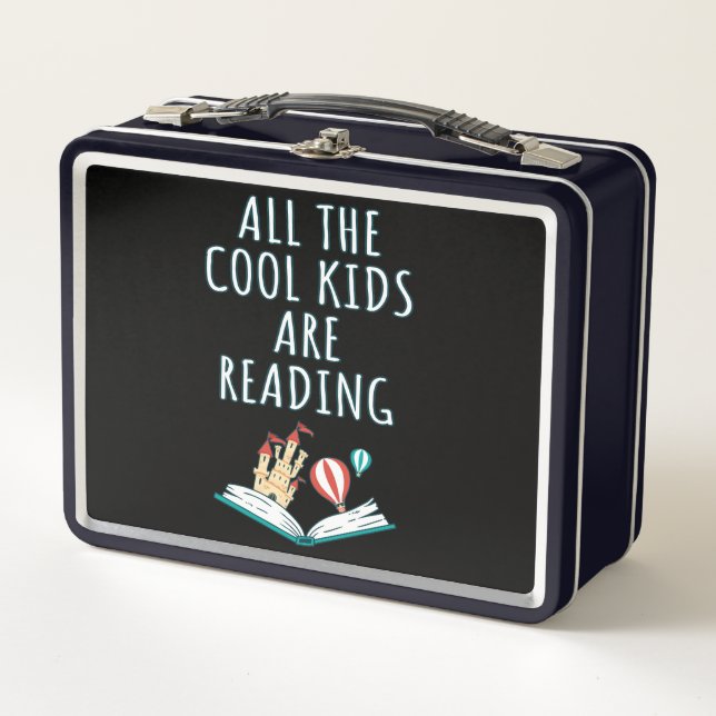Alle Coolen Kinder lesen die II-Metalldose Metall Brotdose (Vorderseite)