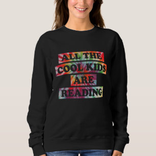 Alle Coolen Kinder lesen Gefärbte Krawatte Sweatshirt