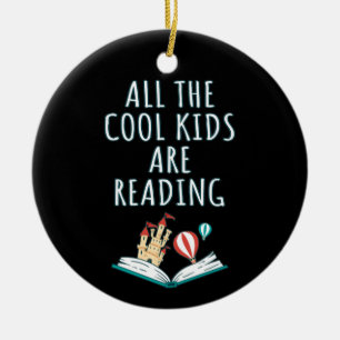 Alle Coolen Kinder lesen II Keramik Ornament