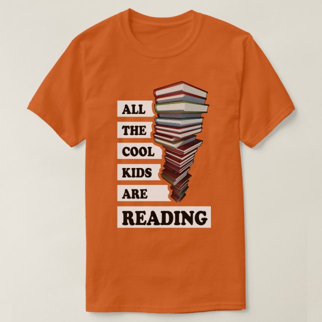 Alle coolen Kinder lesen T-Shirt (Design vorne)