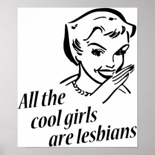 Alle Coolen Mädchen sind Lesben Poster