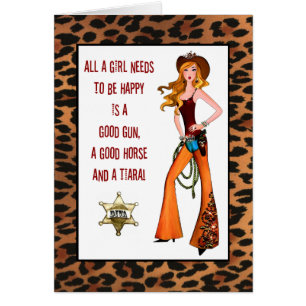 "Alle Cowgirl Diva müssen glücklich sein..."