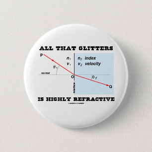 Alle, dass Glitzern in hohem Grade brechend ist Button