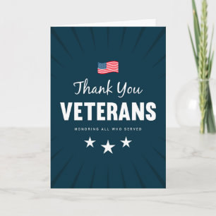 Alle, die bedient haben, würdigen karte