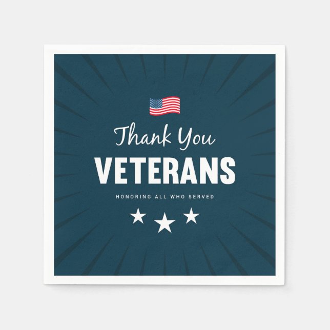 Alle, die bedient haben, würdigen serviette (Vorderseite)