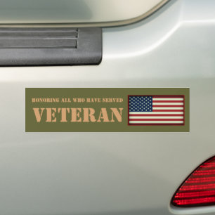 Alle, die dem Veteranen-Autoaufkleber gedient habe Autoaufkleber
