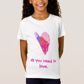 Alle, die Sie benötigen, ist Liebe T-Shirt