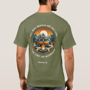 Alle, die wandern sind nicht verloren - Camping T  T-Shirt