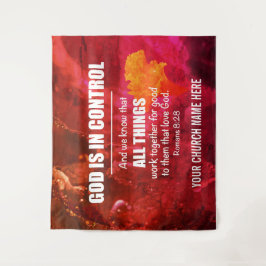 ALLE DINGE ARBEITEN MIT DEN Römern 8:28 Kirche Wandteppich