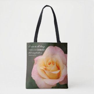 Alle Dinge durch Christus Philippinen 4:13 Rose