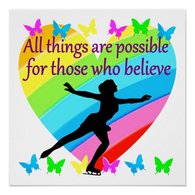 ALLE DINGE SIND FÜR DIESEN SKATER MÖGLICH POSTER (Vorderseite)