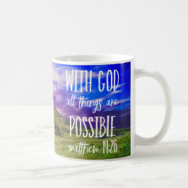 Alle Dinge sind möglich Bibel Verse Scripture Kaffeetasse