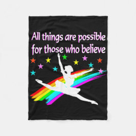 ALLE DINGE SIND MÖGLICH DANCER DESIGN FLEECEDECKE