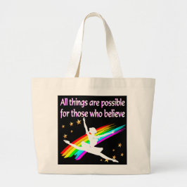 ALLE DINGE ZU MOTIVIEREN IST MÖGLICH, DANCER DESIG JUMBO STOFFBEUTEL