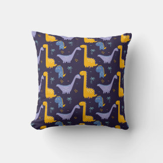 Alle Dinos Groß und Klein Throw Kissen