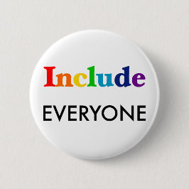 Alle einbeziehen - Neurodiversitätsbewusstsein Button