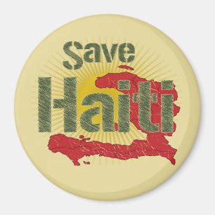 ALLE Einnahmen gehen an RED CROSS - Rett Haiti Magnet