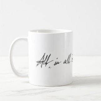 Alle Entschuldigungen Kaffeetasse