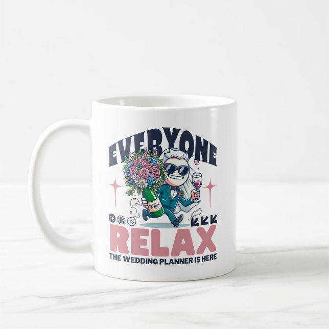 Alle entspannen sich kaffeetasse (Links)