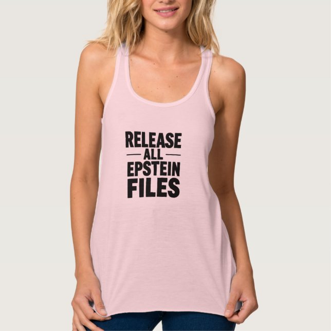 Alle Epstein-Dateien freigeben Tank Top (Vorderseite)