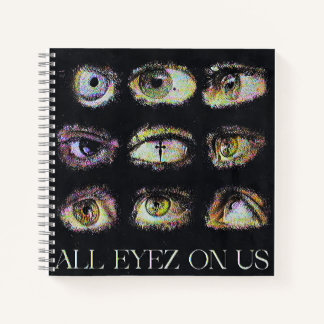 Alle Eyez über uns: Ein Gitter des Gerichts Notizbuch