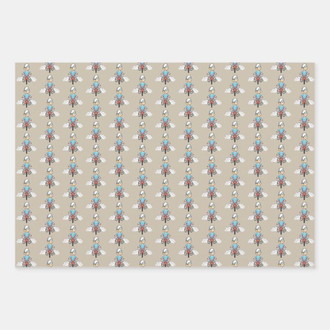 Alle Fahrräder rufen Geschenkpapier Set (Vorderseite)