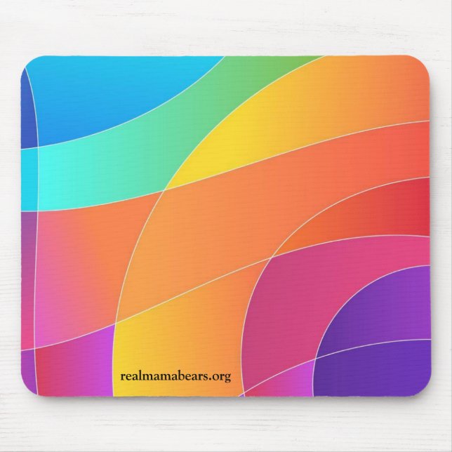 Alle Farben des Regenbogenmousepads Mousepad (Vorne)