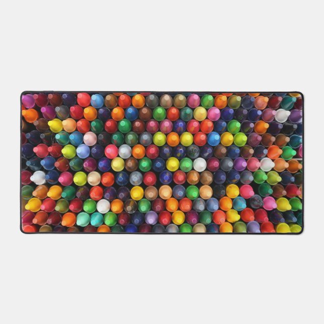 Alle Farben ohne Durcheinander Schreibtischunterlage (Vorderseite)