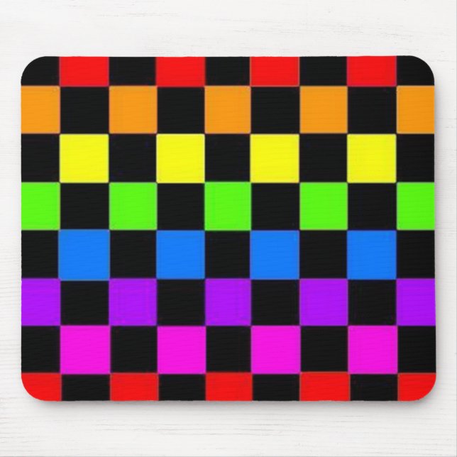 Alle Farben überprüft Mousepad (Vorne)