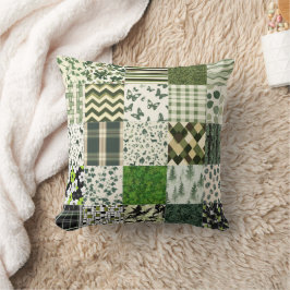 Alle Forest Green Cheat Quilt Muster 2025 Kissen