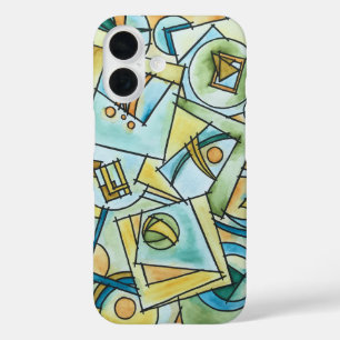 Alle Formen und Größen Moderne Bauhaus Geometrisch iPhone 16 Hülle